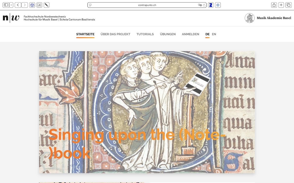 Singing upon the (Note-)book