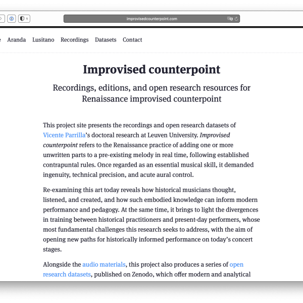 Thumbnail for improvisedcounterpoint.com
